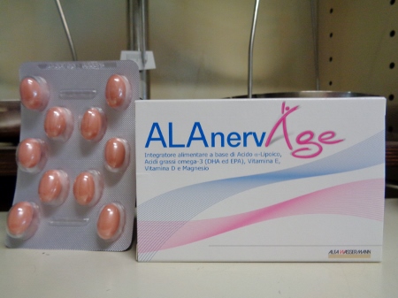 Alanerv Age, integratore alimentare di Acido alfa lipoico 
