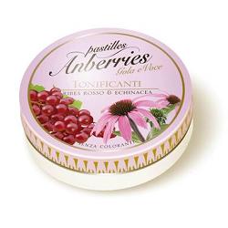 ANBERRIES GOLA E VOCE, caramelle gusto ribes rosso-echinacea