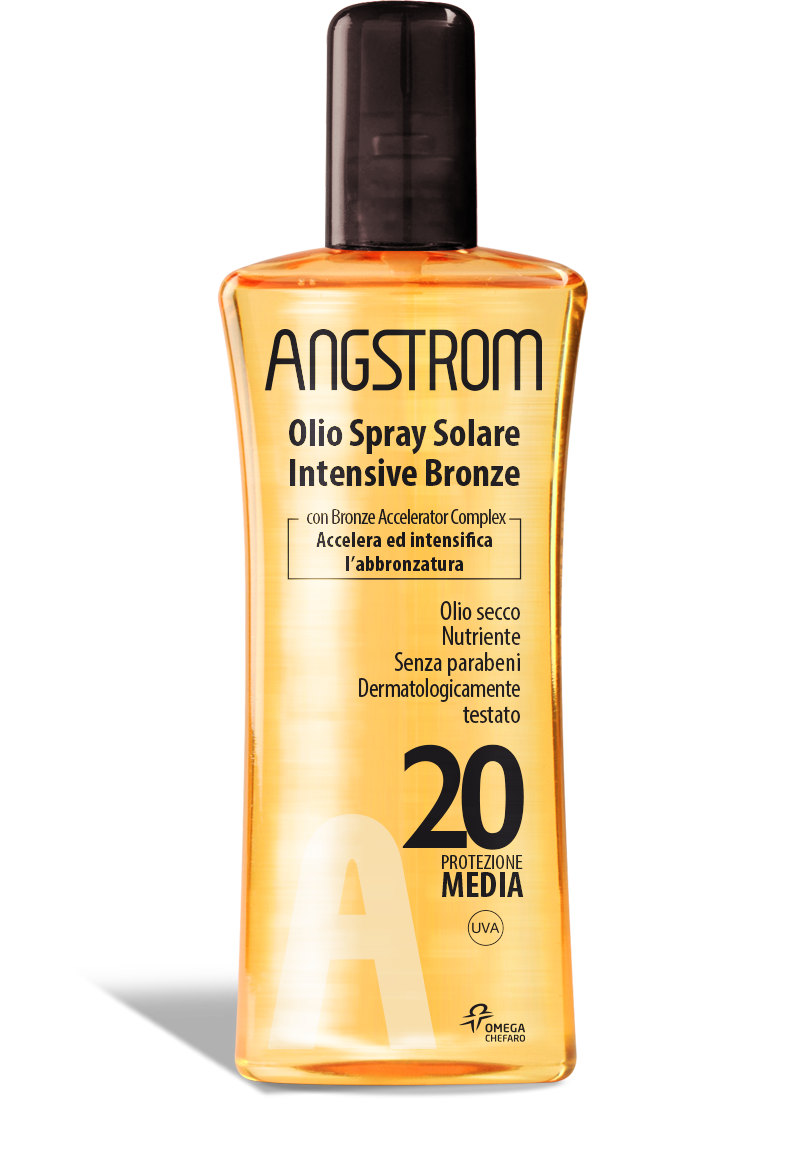 Angstrom Olio Spray Solare Secco Intensive Bronze SPF 20