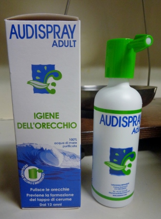 AUDISPRAY per adulti, spray no-gas per l'igiene dell'orecchio