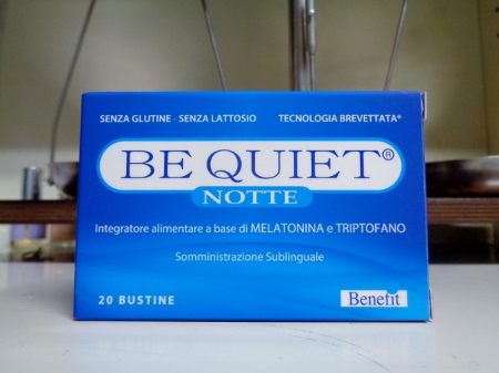 BE QUIET NOTTE 1 mg, integratore di Melatonina e triptofano