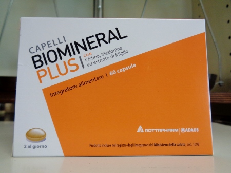 Biomineral Plus capsule, integratore per Cute e Capelli