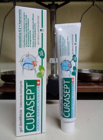Curasept Dentifricio Trattamento Astringente, Clorexidina 0,20%