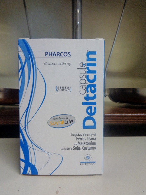 Deltacrin capsule PHARCOS, integratore di ferro e lisina