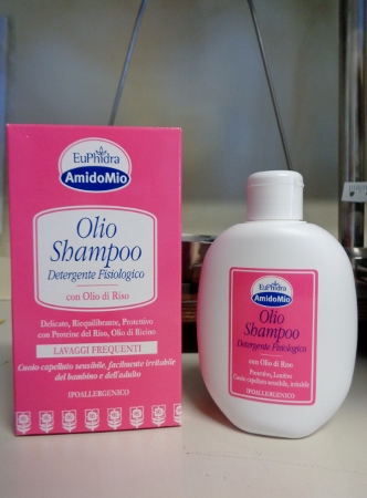 Euphidra Amidomio Olio Shampoo con Olio di Riso