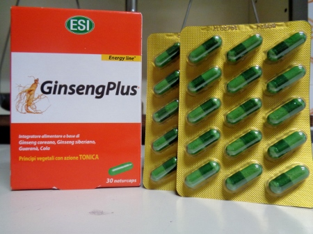 Ginseng Plus 30 capsule, tonico naturale fisico e mentale