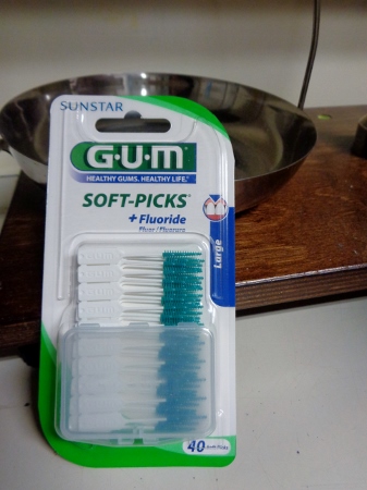 GUM Soft-Picks, scovolini in gomma Large 40 pezzi