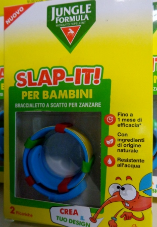 JUNGLE formula Slap-it per bambini, braccialetto antizanzare