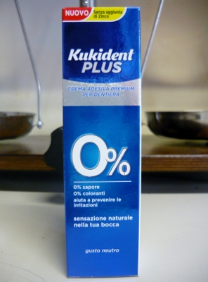 KUKIDENT PLUS 0% ZINCO, 40g, pasta per dentiera