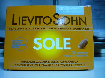 LievitoSohn SOLE compresse, protezione della pelle esposta al so