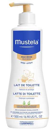 Mustela Latte da Toilette, deterge ed idrata la pelle