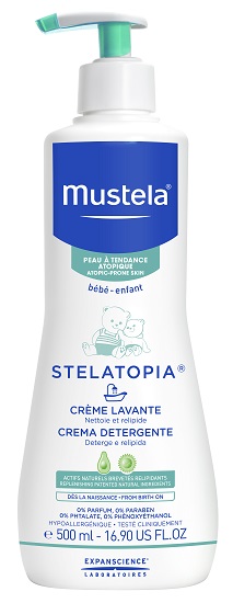Mustela Stelatopia crema lavante per pelli atopiche 500 ml