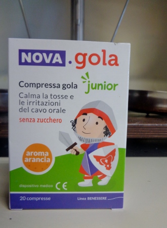 Nova Gola Junior gusto Arancia con Vitamina C compresse