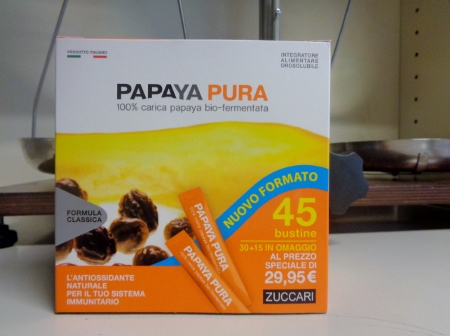 Papaya pura Zuccari bustine sublinguali