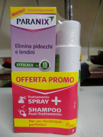 Paranix Spray Pidocchi con Pettine e Shampoo post trattamento