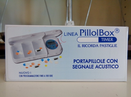 PillolBox TIMER, il ricorda pastiglie, programma fino a 100 ore