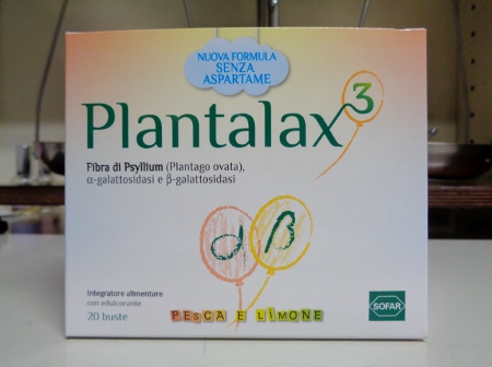 Plantalax 3 Pesca e Limone, fibra vegetale per l'intestino
