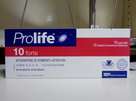 ProLife 10 Forte flaconcini, Fermenti Lattici con Vitamina B