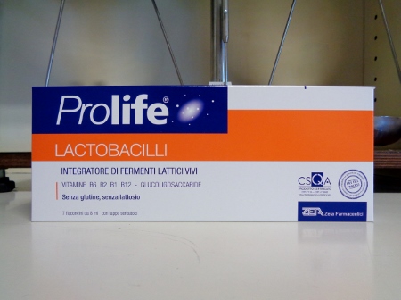 Prolife Lactobacilli, 7 flaconcini di Fermenti e Vitamina B