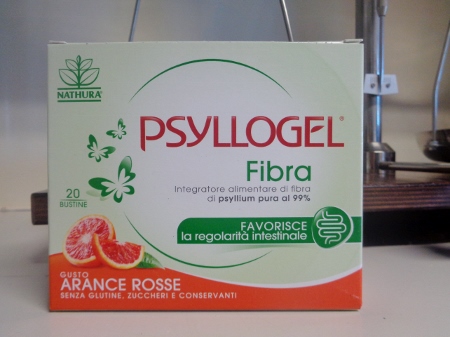 PSYLLOGEL, fibra di Psyllium al gusto Arancia rossa 20 bustine