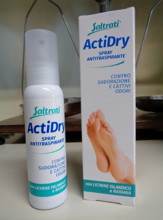 Saltrati ActiDry spray antitraspirante, per piedi freschi ed asc