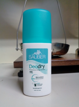 Sauber Deodry Deodorante vaporizzatore no gas lunga durata