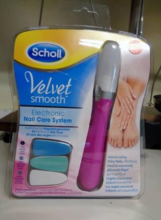 Scholl's VELVET SMOOTH nail care system, Viola Design