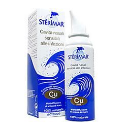 STERIMAR spray nasale isotonico da 100ml con CU (Rame)