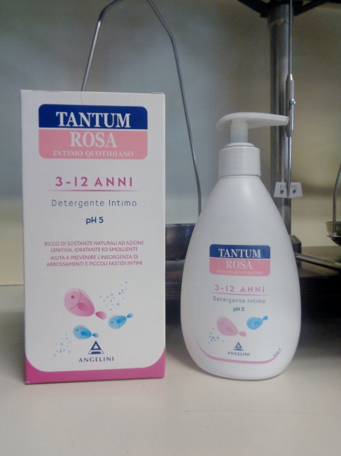 Tantum Rosa 3-12 Anni Detergente Intimo pH 5