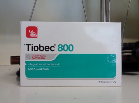 TIOBEC 800 compresse fast-slow, con Acido Alfa Lipoico