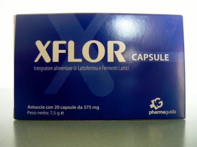 XFLOR integratore di Lattoferrina e Fermenti Lattici 20 capsule